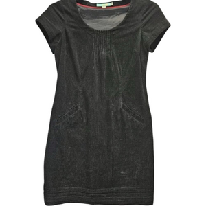 Boden Black Soft Fine Corduroy Dress